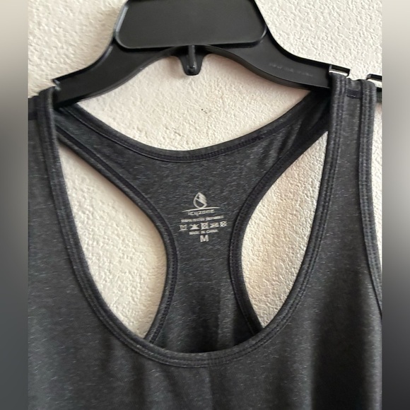 Icyzone Women's Charcoal Tank Top M - Picture 5 of 7